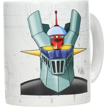 Taza Mazinger Z Cabeza Cerámica 320 mls