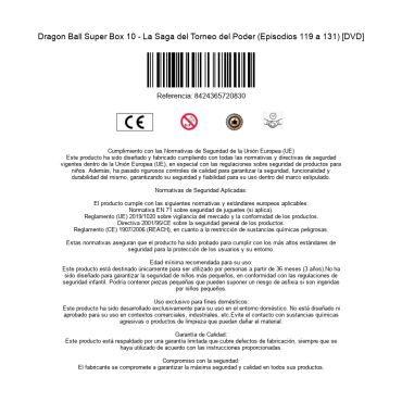 Dragon Ball Super Box 10 - La Saga del Torneo del Poder (Episodios 119 a 131) [DVD]