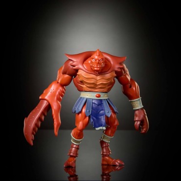Masters of The Universe Origins Cartoon Collection Clawful, Figura de acciÃ³n de 13,97cm, Inspirada en el Guerrero con la Pinz