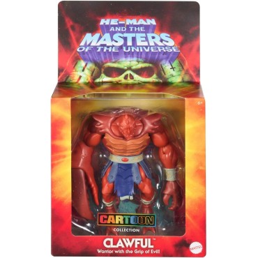 Masters of The Universe Origins Cartoon Collection Clawful, Figura de acciÃ³n de 13,97cm, Inspirada en el Guerrero con la Pinz
