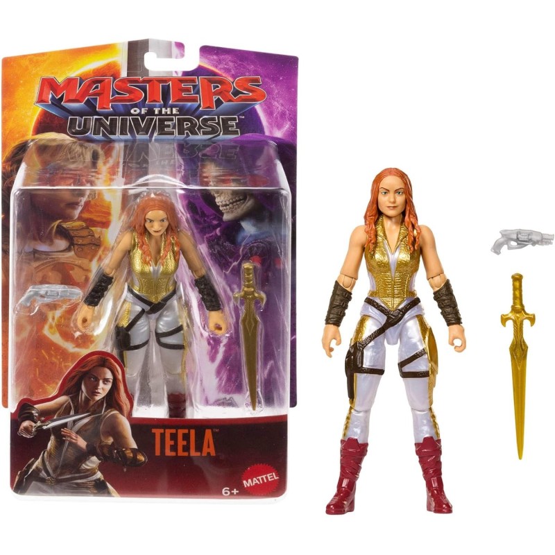 Masters of The Universe Teela Figura de acción de 13,97 cm de la heroína de la película de 2026, Aspecto Fiel al de la