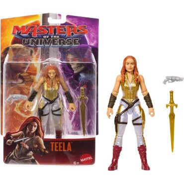 Masters of The Universe Teela Figura de acción de 13,97 cm de la heroína de la película de 2026, Aspecto Fiel al de la