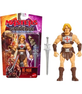 Masters of The Universe He-Man Figura de acción de 13,97 cm del héroe de la película, Aspecto Fiel al del Actor Nichola