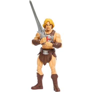 Masters of The Universe He-Man Figura de acción de 13,97 cm del héroe de la película, Aspecto Fiel al del Actor Nichola