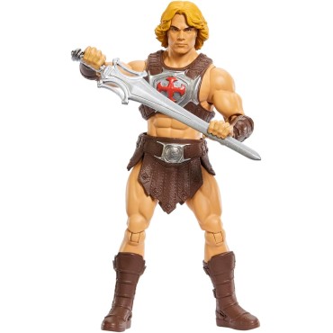 Masters of The Universe He-Man Figura de acción de 13,97 cm del héroe de la película, Aspecto Fiel al del Actor Nichola