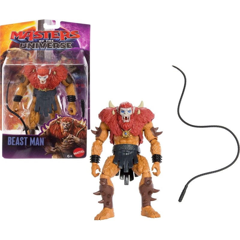 Masters of The Universe Beast Man Figura de acción de 13,97 cm del Villano de la película de 2026, Aspecto Fiel al Persona