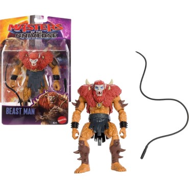 Masters of The Universe Beast Man Figura de acción de 13,97 cm del Villano de la película de 2026, Aspecto Fiel al Persona