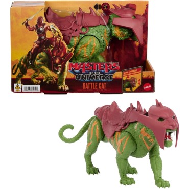Masters of The Universe Battle Cat Figura de la película de 2026 con acción de mordisco y 5 rugidos Diferentes, Tigre con