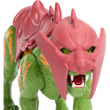 Masters of The Universe Battle Cat Figura de la película de 2026 con acción de mordisco y 5 rugidos Diferentes, Tigre con