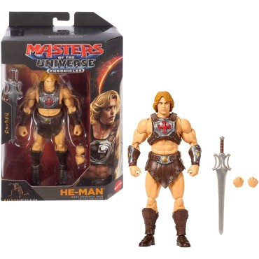 Masters of The Universe Chronicles He-Man Figura del héroe más poderoso de la película de 2026 a Escala 1:12, Aspecto F