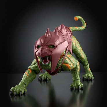 Masters of The Universe Chronicles Battle Cat Figura del Tigre de la película de 2026 a Escala 1:12, Ojos de Cristal y mandí