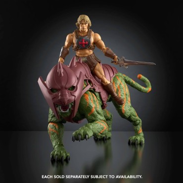 Masters of The Universe Chronicles Battle Cat Figura del Tigre de la película de 2026 a Escala 1:12, Ojos de Cristal y mandí