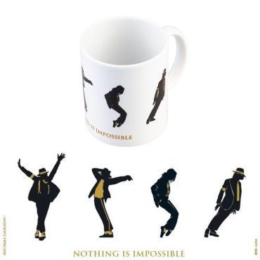 Taza Michael Jackson Nothing Is Impossible Cerámica 350 mls