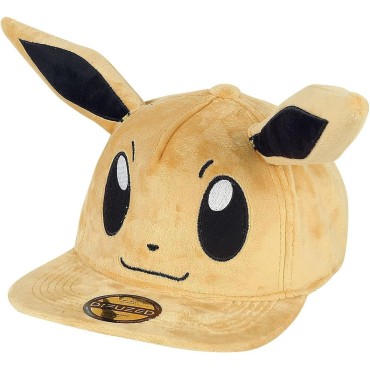 Pokémon Evoli Unisex Gorra Marrón one size 80% poliéster, 20% algodón