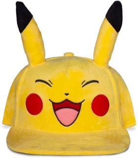 PokÃ©mon Happy Pikachu Unisex Gorra Amarillo One Size 80% poliÃ©ster, 20% algodÃ³n