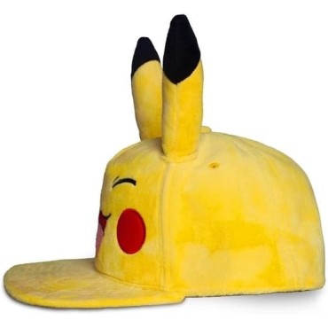 PokÃ©mon Happy Pikachu Unisex Gorra Amarillo One Size 80% poliÃ©ster, 20% algodÃ³n