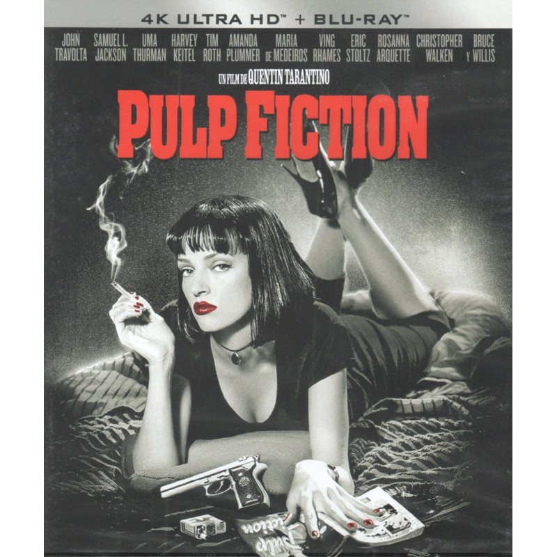 Pulp Fiction Edición especial Funda [4K UHD,Blu-ray] (1994)