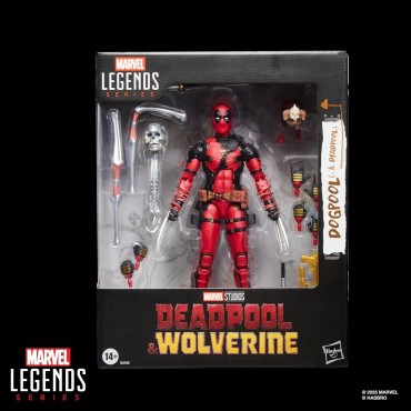 Figura Deadpool & Dogpool Deadpool & Wolverine Marvel Legends Articulada 15 cms