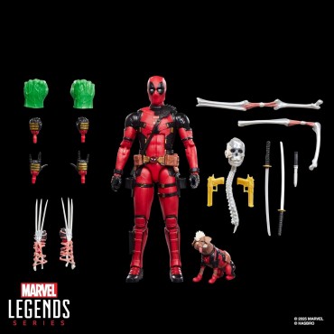 Figura Deadpool & Dogpool Deadpool & Wolverine Marvel Legends Articulada 15 cms