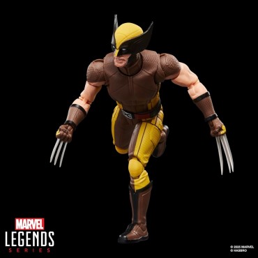 Figura Wolverine Brown Suit Deadpool & Wolverine Marvel Legends Articulada 15 cms