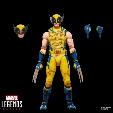 Figura Wolverine Damaged Deadpool & Wolverine Marvel Legends Articulada 15 cms