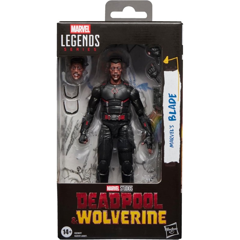 Figura Blade Deadpool & Wolverine Marvel Articulada 15 cms