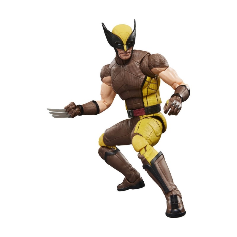 Figura Wolverine Brown Suit Deadpool & Wolverine Marvel Legends Articulada 15 cms