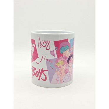 Taza Saja Boys K-Pop Demon Hunters Cerámica 325 mls