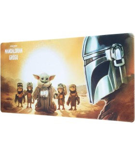 Alfombrilla de ratón XXL The Mandalorian and Grogu - Alfombrilla de Escritorio (Mouse Pad) Protector Escritorio : Impermeable y