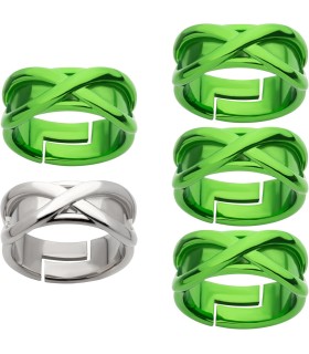 Dragon Ball Super - Juego de 5 anillos de tiempo ajustables