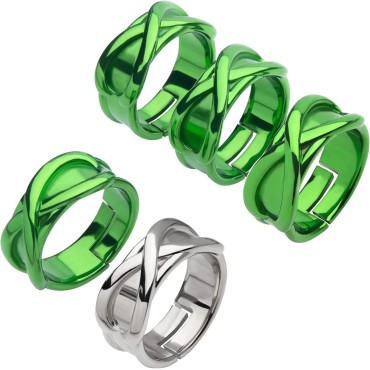 Dragon Ball Super - Juego de 5 anillos de tiempo ajustables