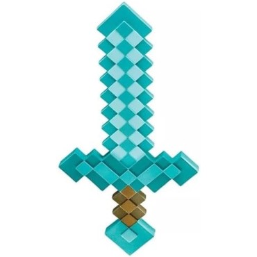 Minecraft - Espada Minecraft Encantada Morada Oficial - Arma de Juguete de Plástico - Niños 3 Años +