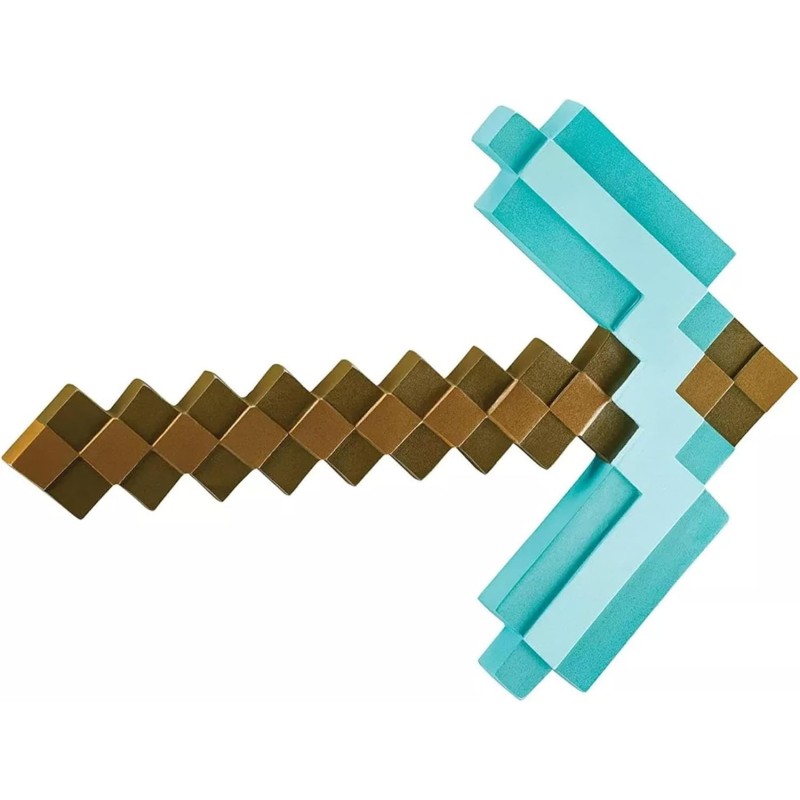 Minecraft - Pico de Diamante Oficial - Arma de Juguete de Plástico - Niños 3 Años ++
