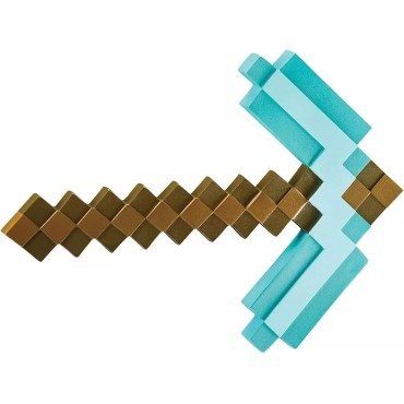 Minecraft - Pico de Diamante Oficial - Arma de Juguete de Plástico - Niños 3 Años ++
