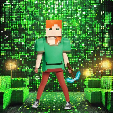 Minecraft - Pico de Diamante Oficial - Arma de Juguete de Plástico - Niños 3 Años ++