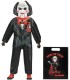 NECA Billy The Puppet Saw Movie Figura de acción vestida a escala de 6 pulgadas, traje negro con pajarita roja, exhibición de 