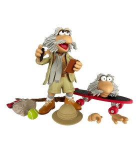 Figura Tío Matt El Viajero Uncle Travelling Matt Fraggle Rock Articulada 18 cms
