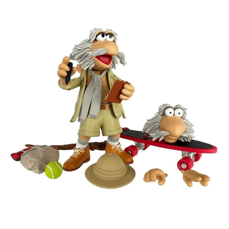 Figura Tío Matt El Viajero Uncle Travelling Matt Fraggle Rock Articulada 18 cms
