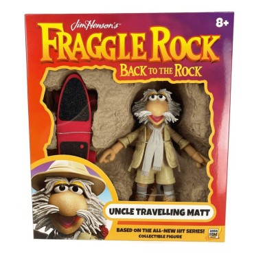 Figura Tío Matt El Viajero Uncle Travelling Matt Fraggle Rock Articulada 18 cms