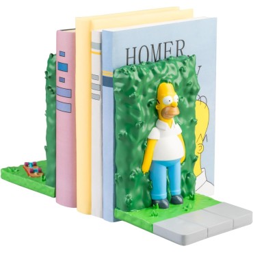 Sujeta Libros 3D Homer en Arbusto Los Simpsons 16 cms