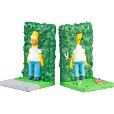 Sujeta Libros 3D Homer en Arbusto Los Simpsons 16 cms