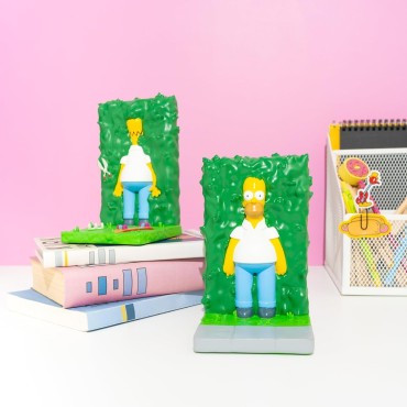Sujeta Libros 3D Homer en Arbusto Los Simpsons 16 cms
