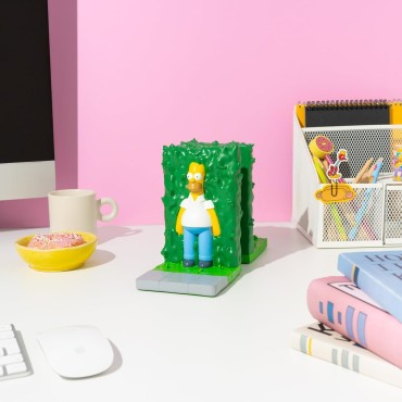 Sujeta Libros 3D Homer en Arbusto Los Simpsons 16 cms