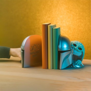 Sujeta Libros 3D The Mandalorian and Grogu 15 cms