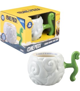 Taza 3D Fruta Smoke Smoke One Piece Cerámica 600 mls