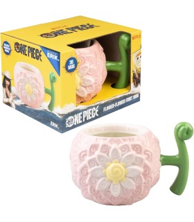 Taza 3D Fruta Flower Flower One Piece Cerámica 600 mls