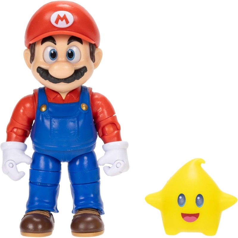 Figura Mario The Super Mario Galaxy Movie Nintendo Articulada 13 cms
