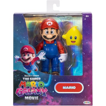 Figura Mario The Super Mario Galaxy Movie Nintendo Articulada 13 cms