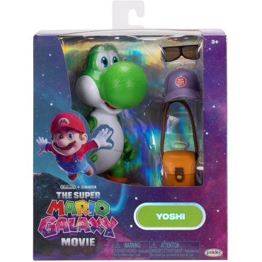 Figura Yoshi The Super Mario Galaxy Movie Nintendo Articulada 13 cms