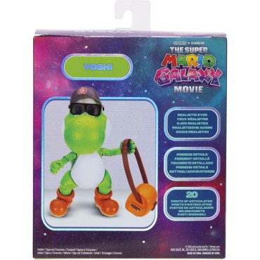 Figura Yoshi The Super Mario Galaxy Movie Nintendo Articulada 13 cms